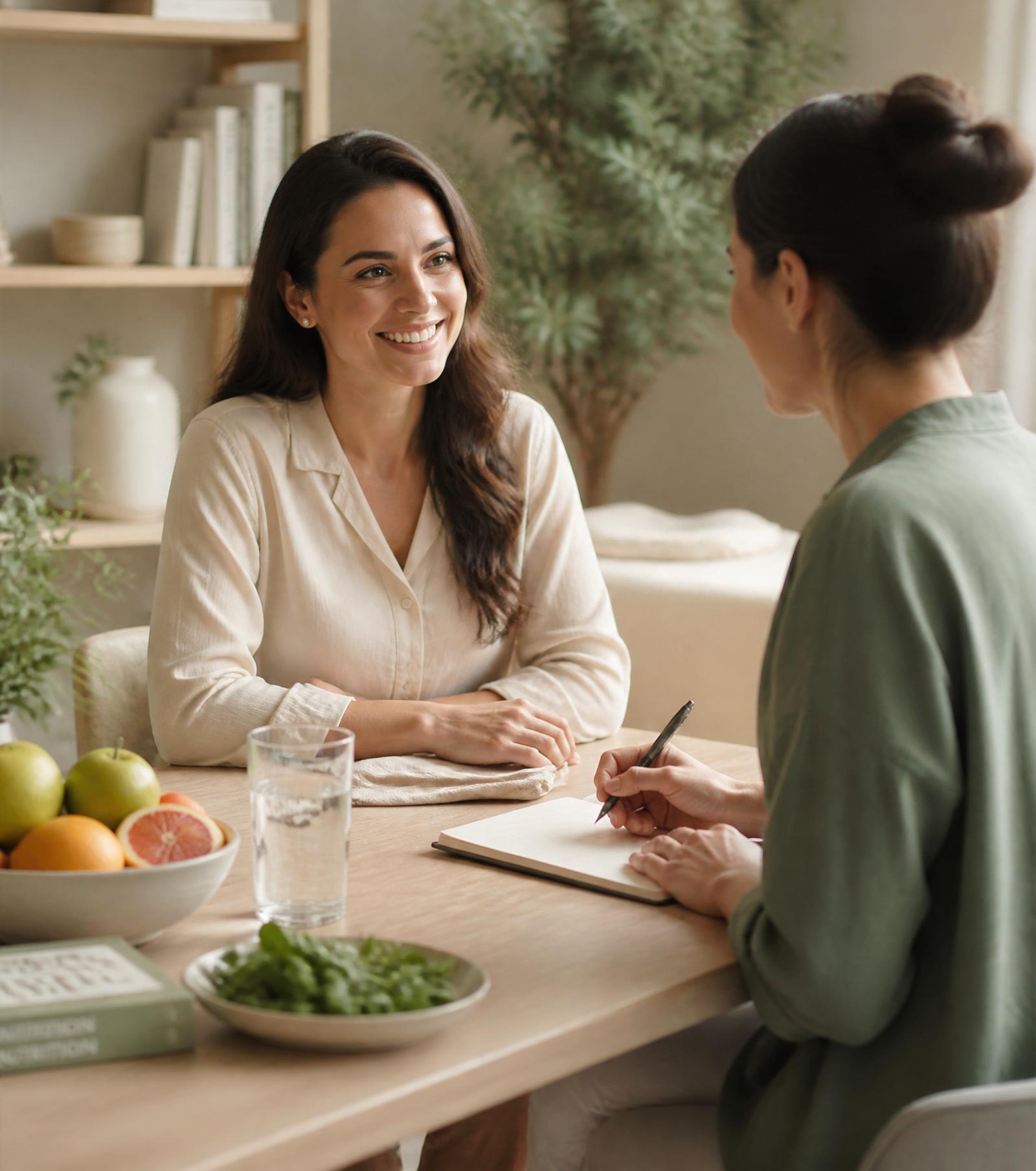Consultation en nutrition — accompagnement bienveillant